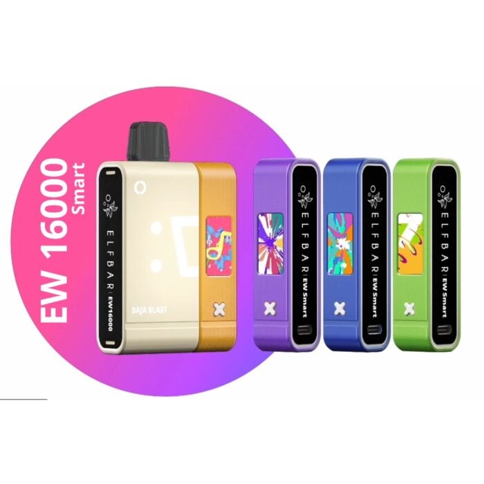 Elfbar EW16000 – Bateria Smart + Refil 16.000 Puffs Pod Descartável