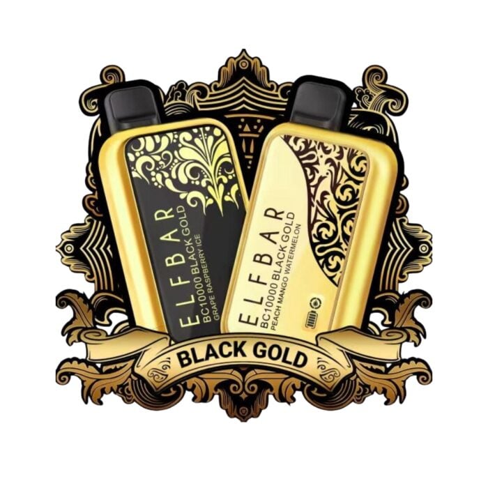 Elfbar BC10000 Black Gold – Pod Descartável Edição Limitada
